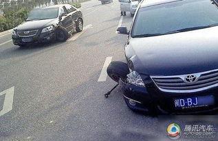 日本车追尾国产车视频,行车记录仪记录惊险一幕